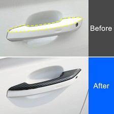 Tira de cubierta de manija lateral de puerta para Audi A4 B9 A5 Sportback Q5 Q5 PHEV 2017-24