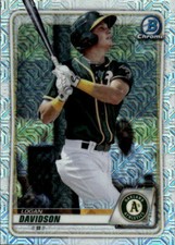 2020 Bowman Logan Davidson #BCP-88 Chrome Prospects Mojo Refractor Athletics 7J