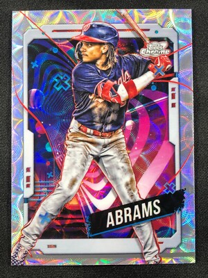 2024 Topps Cosmic Chrome - C.J. Abrams #143 Nucleus Refractor for