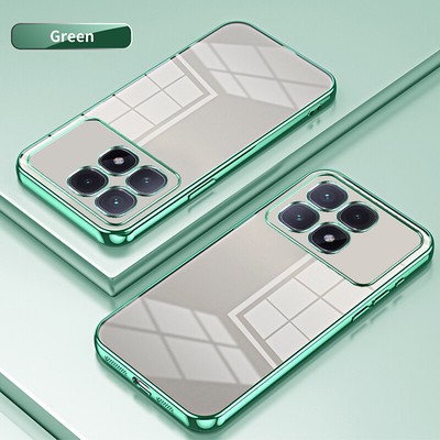 Luxury Plating Frame Soft TPU Case Screen Protector For XiaoMi RedMi K70 Ultra