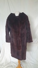 Ladies Coat, De Bella, Fur, Brown, 40"bust, 35" Length 2311