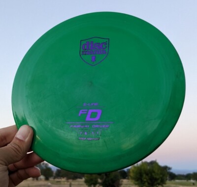 Swirly Green FD Discmania S-Line Disc Golf USED 172g