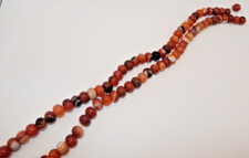 Banded Agate -12mm x 8mm Smooth Rondelle Beads 16 in strand 