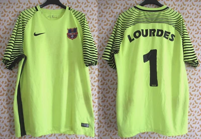 Maillot Fc Lourdes XI Nike Porté gardien #1 shirt FCL vintage football Homme - L - Photo 1/4