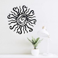 Wandbild Sonne Aus Metall Wanddeko Metallbild Metalldeko Garten Deko HäNger