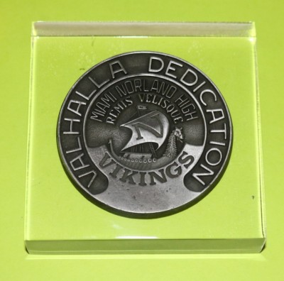 AWARD PAPERWEIGHT - Miami Norland High School FL - Valhalla Dedication Florida