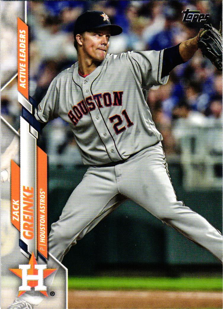 2020 Topps Update #U-219 Zack Greinke