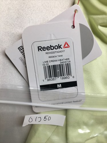 NEU Reebok sportliches Damen-Tanktop lime creme meliert Größe M - Bild 15 von 15