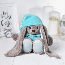 Plüschtier Hase Blau Zaika 20 cm Plüsch Kuscheltier Stofftier Osterhase