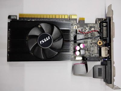 MSI NVIDIA GT 610 1GB DDR3 Video Graphics Card/GPU (N610GT-MD1GD3/LP)