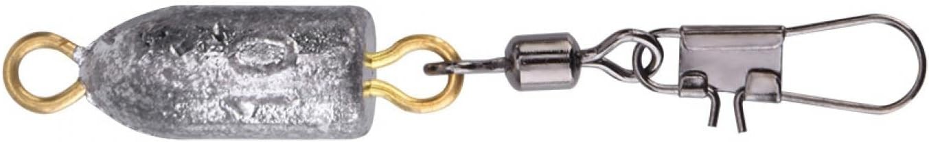 Yosoo Health Gear Fishing Weights and Sinkers with Interlock Snap 10g, gray 