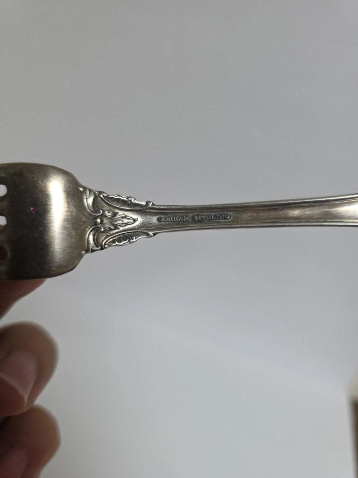 Horquilla de plata esterlina King Edward de Gorham 7 3/4" cubiertos reliquia 64 gramos Foto 4 de 4