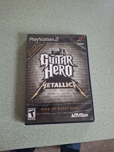 Guitar Hero Metallica  PS2 (Sony PlayStation 2) CIB Complete Tested Working