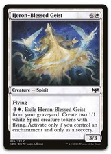 Heron-Blessed Geist #19 (NM) Crimson Vow VOW Magic MTG