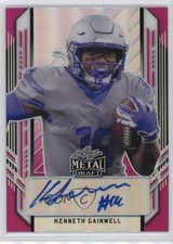 2021 Leaf Metal Draft Portrait Pink Rainbow /20 Kenneth Gainwell Auto 5w7