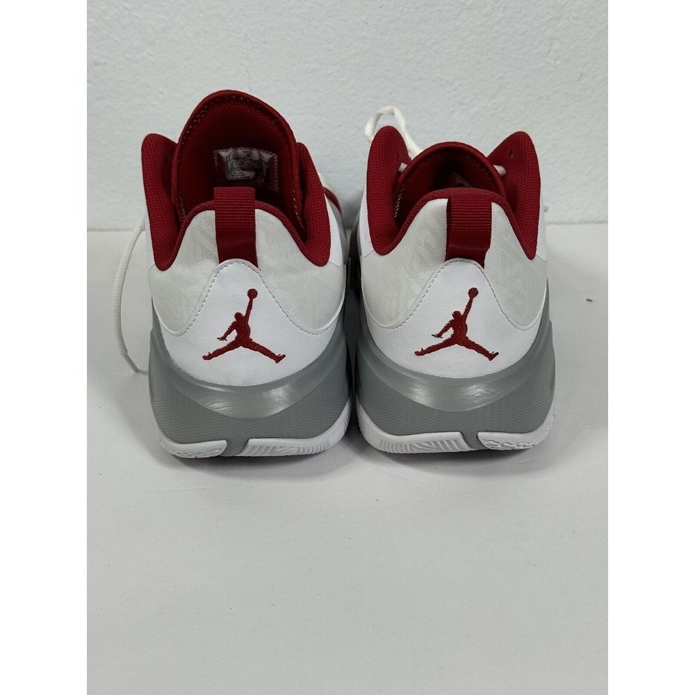 AIR‎ JORDAN MEN SHOES, ONE TAKE 3, COLOR WHITE/GYM RED-LT SMOKE GREY, SIZE 12 Size 12 - Air Jordan One Take 3 White Gym Red for sale  main image 3