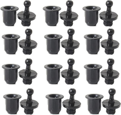 12 Pairs Speaker Grill Guide Pegs Kit Snap Fastener Fixing Buckle Sound Box Net