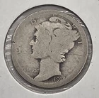 1918  Mercury Dime - 108 Years Old!!  ☆ BELOW SILVER VALUE ☆
