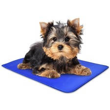 Dog Self Cooling Mat 11.5 x 15.5, Pad for Kennels, Crates and Beds, Non-Toxic...