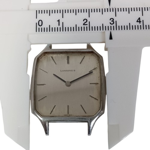 1121-4 LONGINES Men's Watch, Manual Winding, Square Face Only, Genuine - Afbeelding 7 van 7