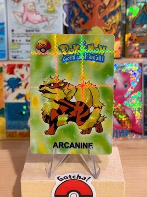 Classic 1999 Pokemon Vending Prism Sticker - Arcanine Gallery #1351