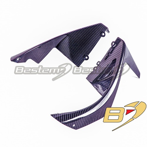 2021-2024 Kawasaki Ninja ZX-10R Carbon Fiber Lower Side Panels Fairing Twill