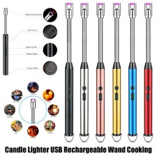 Candle Lighter Electric Long Reach Fire for Gas Hob Oven Cooker Camp Stove Smart