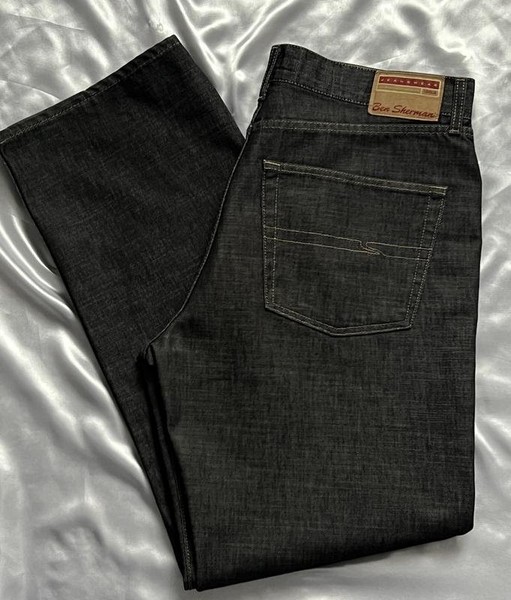 Men Ben Sherman Jeans Grey Cotton 36
