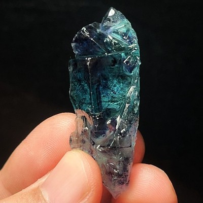 Extremely Top Phantom Cubic Fluorite  symbiotic crystals Specimen L6964