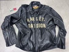 Harley Davidson 100 Year Leather Motercycle Jacket Mens Size 3XL