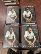 CHARLIE SHEEN THE BOOK OF SHEEN SIGNED AUTOGRAPHED HARDCOVER 1ST EDITION 