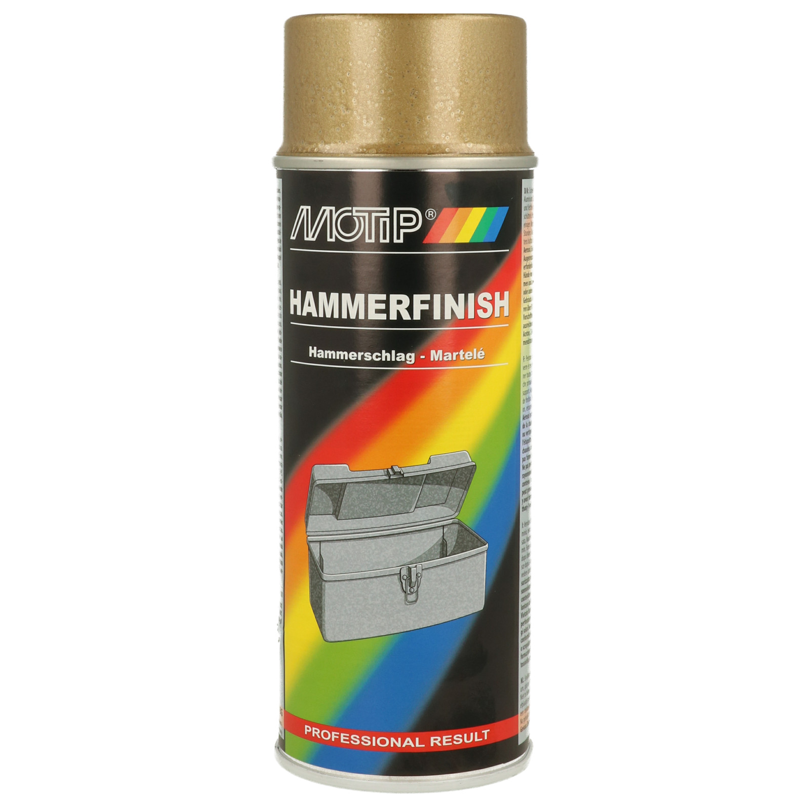 MOTIP Hammerfinish Gold Scratch Free Shock Proofs Chemicals Resistant 400ml - Image 2
