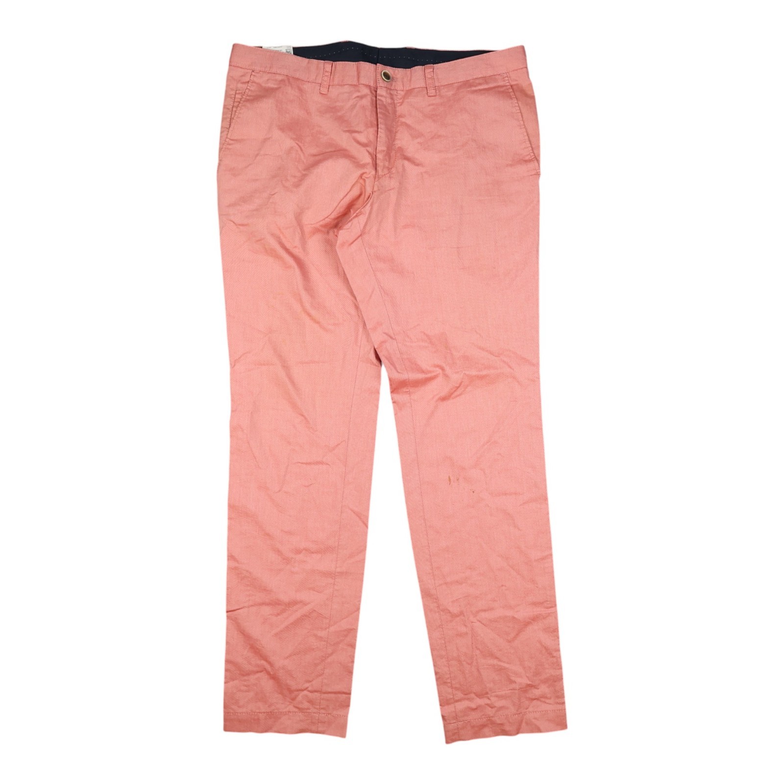 Hugo Boss Pants Mens 36 Pink Chino trouser Straight Stretch zip fly Size 36x32