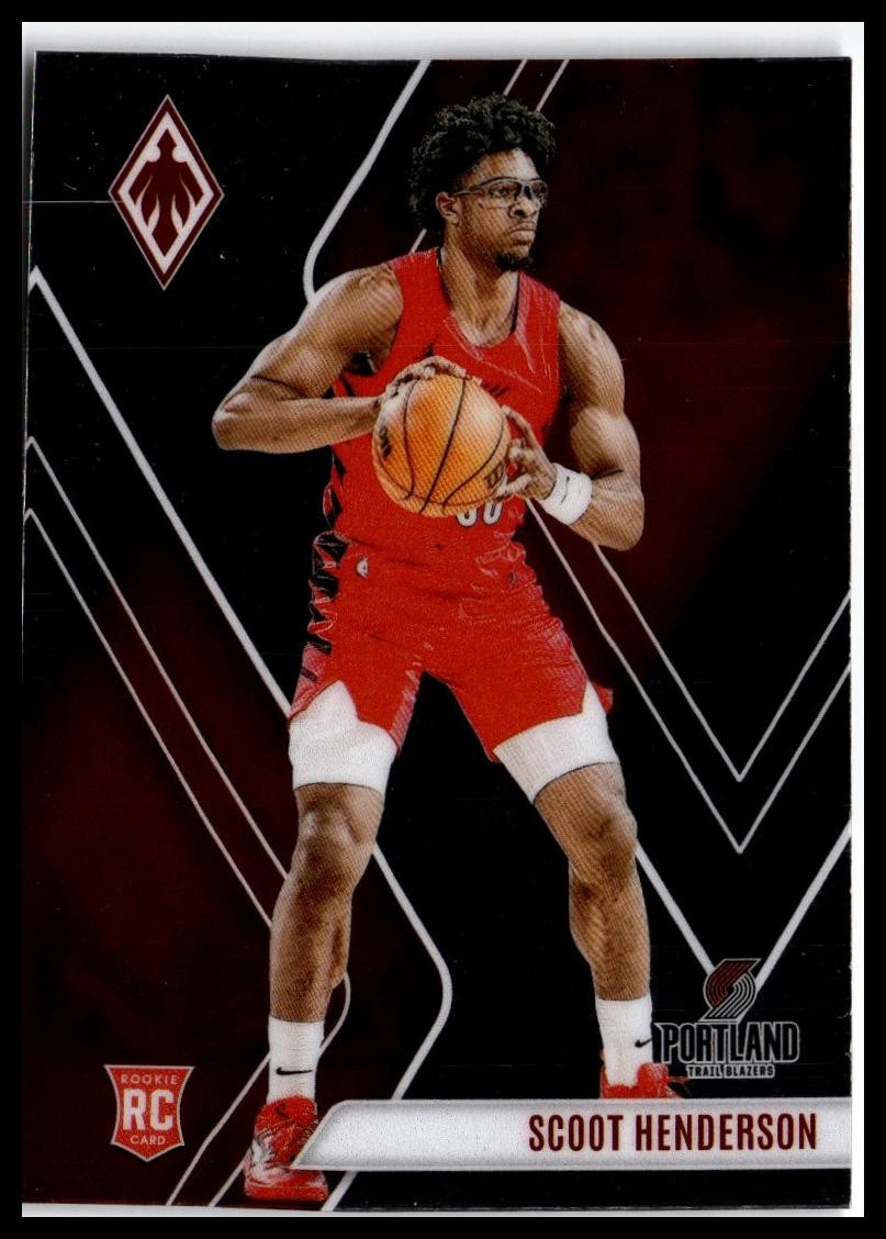 2023-24 Panini Phoenix #298 Scoot Henderson Phoenix Red Ice