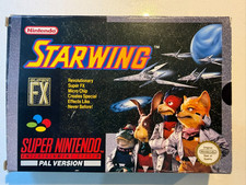 Starwing SNES Super Nintendo UK PAL Boxed Complete Game good condition.