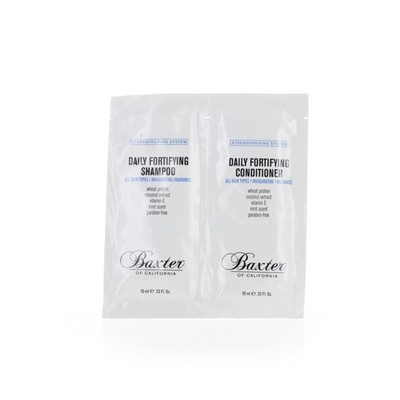 Baxter of California Daily Fortifying Shampoo & Conditioner Set Sample 10ml 0.33