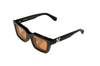 Off-White Sonnenbrillen OW9000 Clip On 1020 Schwarz Orange Mann Frau