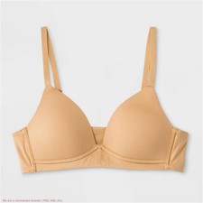 Maidenform Girls' Molded Triangle Padded Pullover Comfort Bra 36A