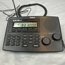 Uniden Bearcat BC248CLT Scanner, Weather Alert Alarm Clock AM/FM Radio