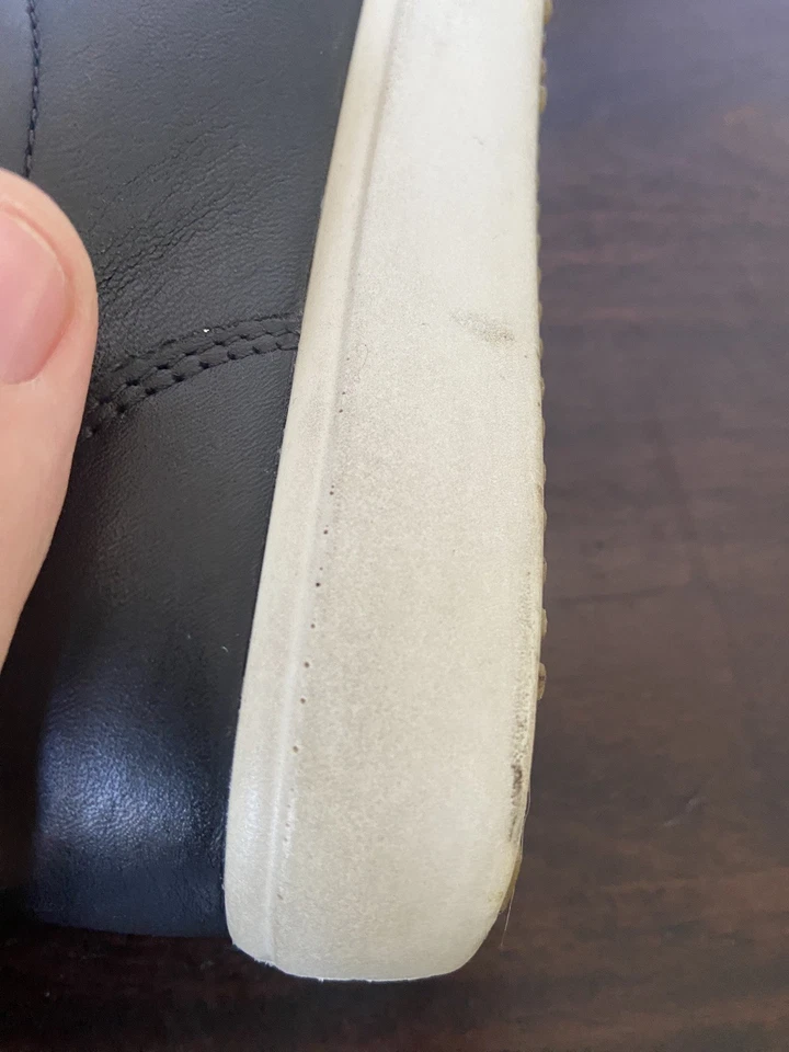 Ecco Black Leather Lace Up Casual Shoes Womens Size U.S. 7 Med  - Image 2 of 4