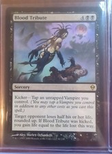 MTG Blood Tribute ** Zendikar ** English (NM)