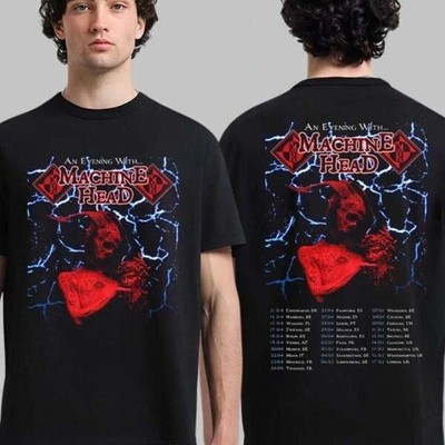 Machine Head An Evening Tour 2026 T-Shirt Two Sided Schedule Dates