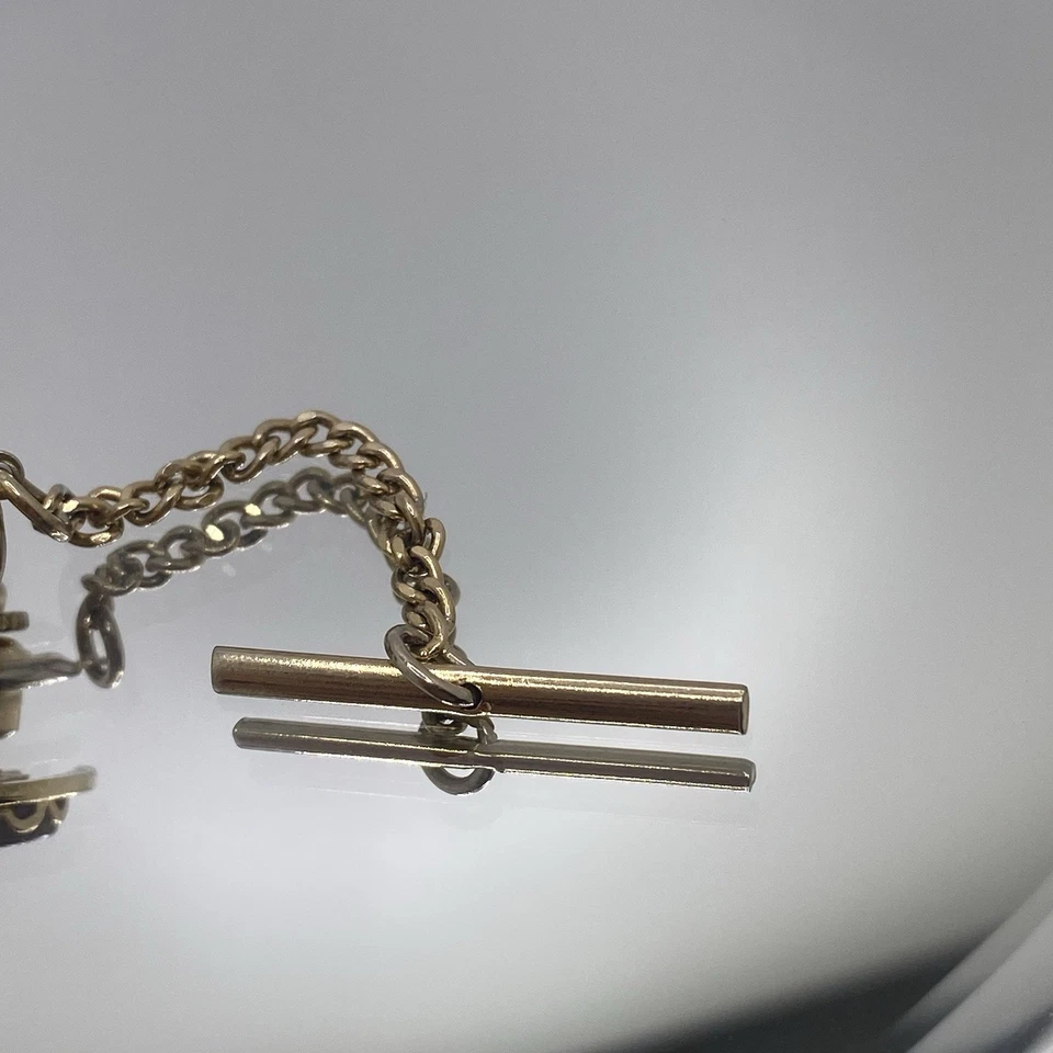 Joia masculina vintage estilo sudoeste assinada Hickok olho de tigre ferradura - Imagem 4 de 4