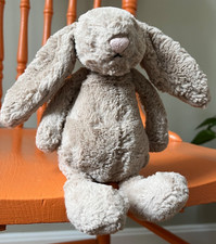 Jellycat Small Bashful Beige Bunny Plush Adorable Stuffed Animal London