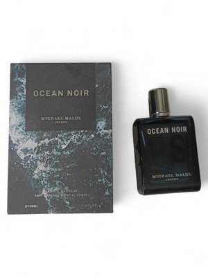 Ocean Noir 3.4 Oz EDT by Michael Malul Cologne - Dark Teal/Black Bottle