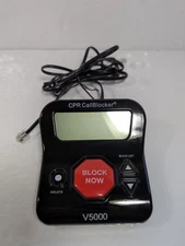 CPR V5000 Call Blocker for Landline Phones - Block Robocalls And Spam!!