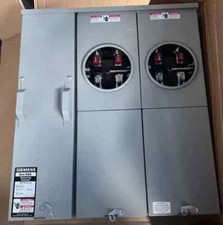 SIEMENS WEPK2211 200 AMP (2) GANG MAIN ELECTRICAL PANEL EUSERC