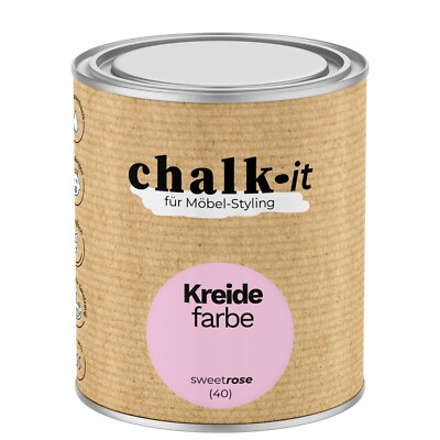 Kreidefarbe Shabby Chic Möbel Holzlack Vintage Natur 40 Farben Auswahl Möbellack