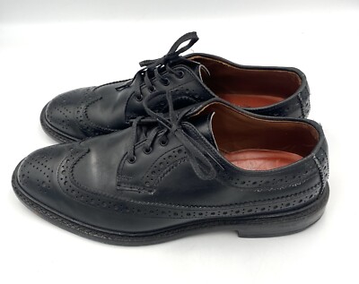 Allen Edmonds Men s Regent Street Wingtip Brogue Oxford Dress Shoe Black Size 8D