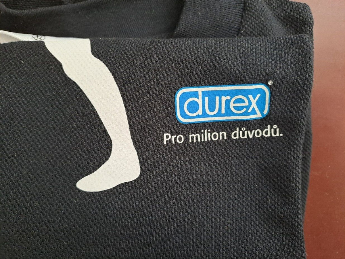 Durex 90s Promo T-Shirt XL – NOS – Funny Graphic – Czech Advertising Vintage View 5